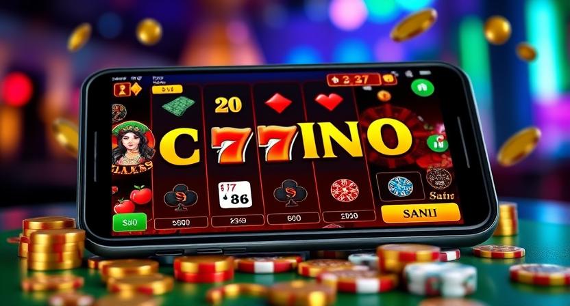 SINAGPH mobile casino app interface